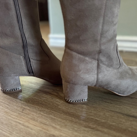 Michael Kors Jamie Over-The-Knee Mid-Heel Boot - Picture 2 of 8